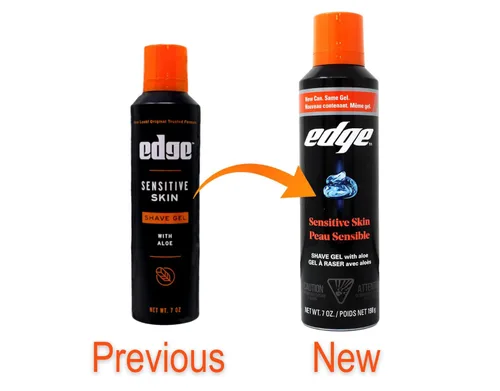 Miniatura 2 de Edge Gel de afeitado para hombres pieles sensibles, 7 onzas (paquete de 6) Edge