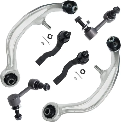 Miniatura 170 de Detroit Axle - Kit de brazos de control de extremo delantero 4WD para Ford 04-08 F-150, 06-08 Lincoln Mark LT, 4 extremos de barra de acoplamiento