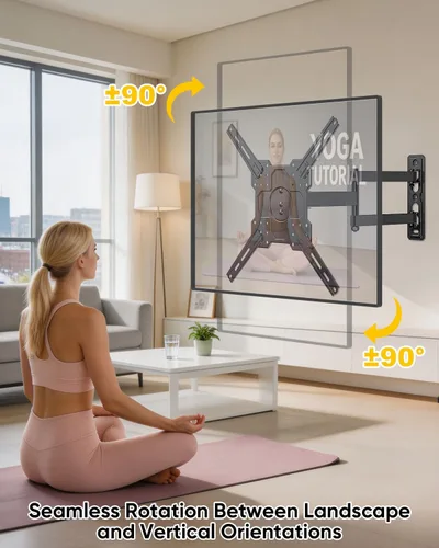 Miniatura 3 de FORGING MOUNT TV Wall Mount for 26-65 inch TVs up to 88 lbs,Rotating Full Motion TV Wall Mount with Articulating Arms, Extension, Tilt, Swivel, Max