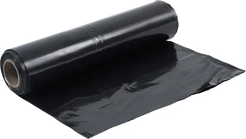 Miniatura 9 de CAPHAUS Láminas de plástico negro de 4 mil, 3 x 100 pies, resistente al agua, lona multiusos