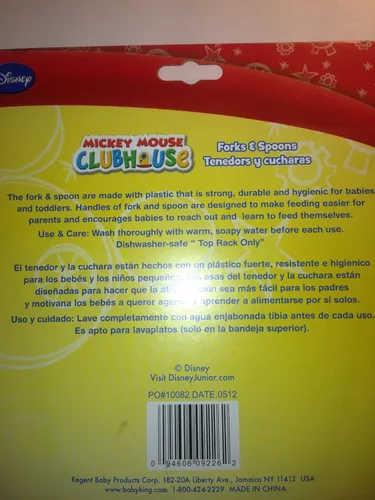 Miniatura 3 de Mickey Mouse - Juego de tenedor y cuchara de seis piezas
