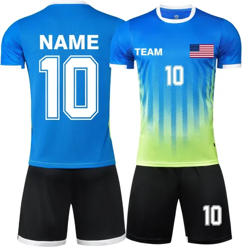 Miniatura 8 de Camisetas de fútbol personalizadas para hombres, mujeres, niños, camisetas de fútbol personalizadas, pantalones cortos, uniformes