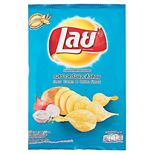 Miniatura 4 de LAYS Papas fritas, papas fritas crujientes, 2.65 oz x 2 paquetes (sabor a algas nori)