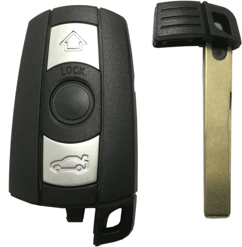 Miniatura 5 de Carcasa de reemplazo para llavero de entrada sin llave para BMW 3 Series, 5 Series, X5, X6, Z4, Funda para llavero de coche con hoja en blanco sin