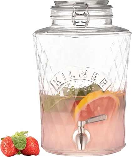 Miniatura 10 de Kilner Dispensador de bebidas de cristalería vintage, 1-1/4 galones