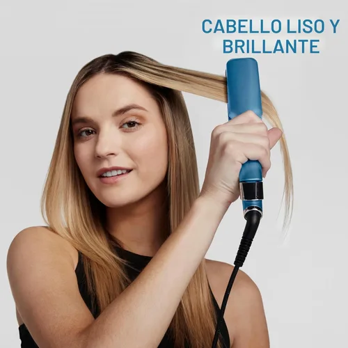 Miniatura 6 de BabylissPRO Nano Titanium Ultra-Sleek Hair Straightener, Flat Iron for All Hair Types Azul