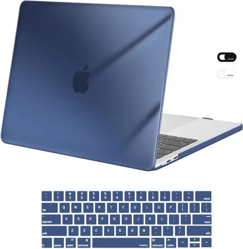 Miniatura 20 de MOSISO - Carcasa rígida de plástico, compatible con MacBook Pro de 13 pulgadas y cubierta para teclado y cámara web