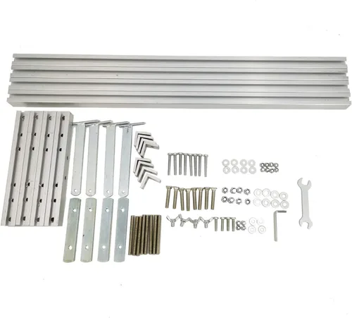 Miniatura 6 de Sistema de guía de molino de riel de 6 pies 2 kits de barras transversales compatibles con molino de motosierra