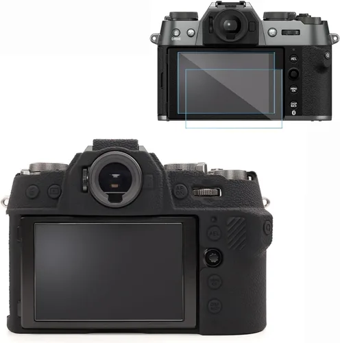 Miniatura 8 de Funda para cámara corporal Fujifilm X-T50, piel, arañazos, manga ligera, funda protectora de goma de silicona suave Fuji XT50 para accesorios