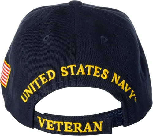 Miniatura 3 de Veterano de la Marina de los Estados Unidos Orgullosamente servido Blue Hat Cap USN