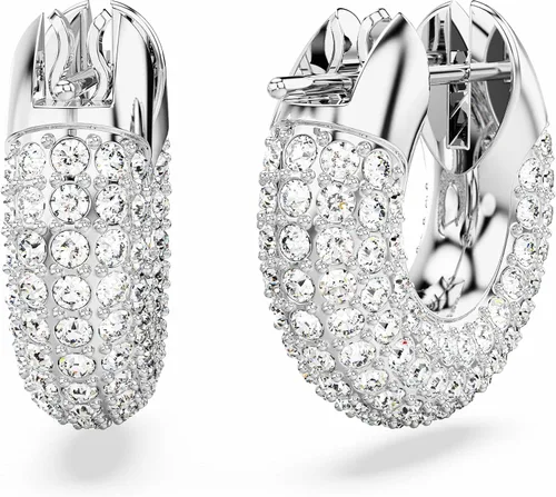 Miniatura 4 de Swarovski Colección de joyas de pendientes de aro con pavé de cristal Dextera