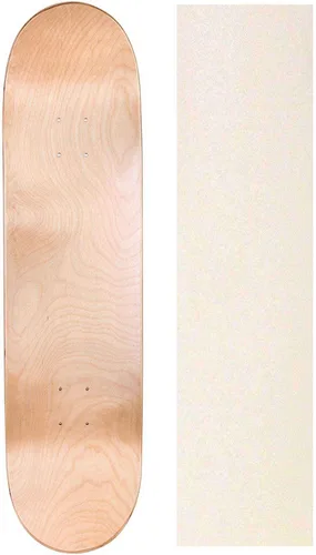 Miniatura 2 de Cal 7 Cubierta de patineta en blanco con cinta de agarre