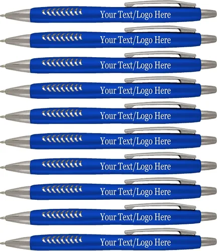 Miniatura 11 de SyPen Bolígrafos personalizados con tu logotipo o texto personalizado, paquete de 300 unidades a granel para negocios, fiestas y eventos, hermosos