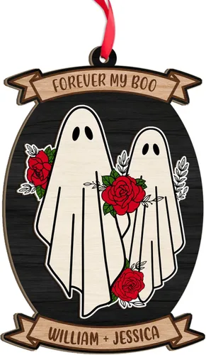 Miniatura 6 de Adorno personalizado de cerámica para parejas, adornos personalizados, regalo romántico de boda, regalo romántico para parejas, regalos de despedida
