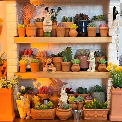 Miniatura 9 de Mini macetas de terracota – Macetas pequeñas de arcilla para suculentas, cactus, manualidades de bricolaje, jardín de hadas, proyectos escolares