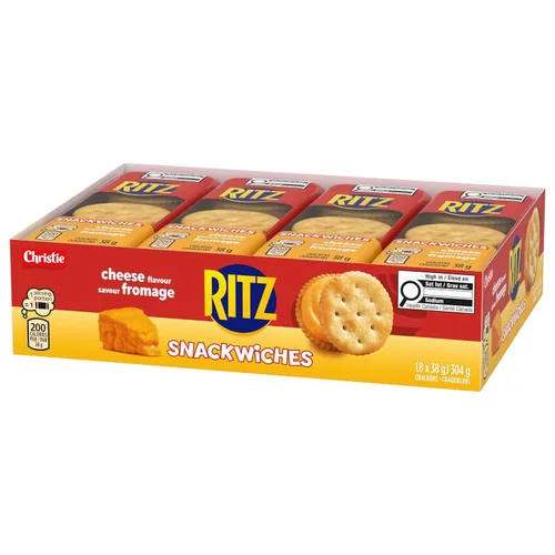 Miniatura 10 de Ritz Snackwich Crackers Sabor de queso (8 x 1.34 oz) 304 g/10.7 oz {Importado de Canadá}