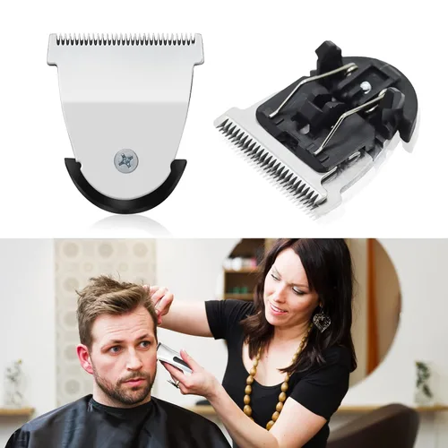 Miniatura 6 de Cuchillas de repuesto Clipper #2111 compatibles con Wahl MagTrimmers 8841/8143/8700, se adapta a barberos y estilistas profesionales (paquete de 1)