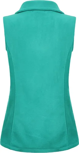 Miniatura 10 de SeSe Code Chaleco de forro polar ligero con cremallera frontal y bolsillos para mujer