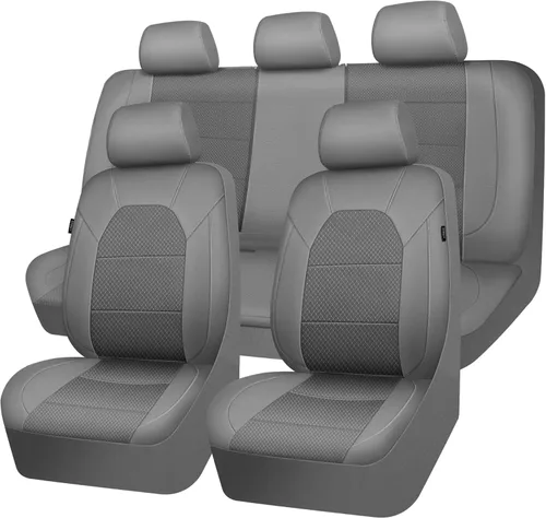 Miniatura 22 de Car Pass - Fundas universales de cuero para asiento de automóvil deportivas que se adaptan a la mayoría de automóviles, SUV, camiones y camionetas