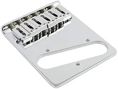 Allparts TB-0030-010 Chrome 6 Sillín Gotoh Puente para Telecaster