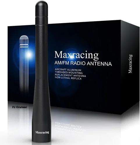 Miniatura 64 de MAXRACING - Antena corta para camión compatible con Z3 y Z4 1996-2016, segura para autolavado, antena de repuesto de aluminio
