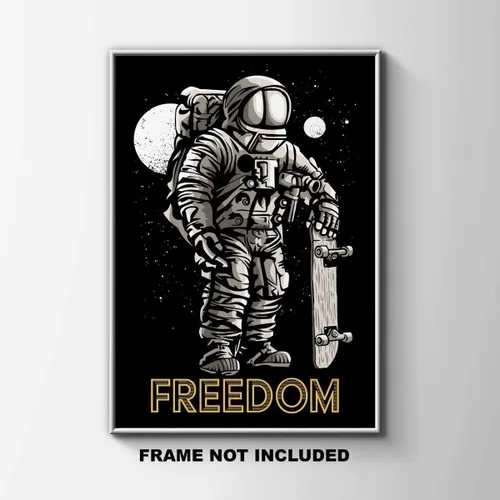 Miniatura 7 de Freedom Skateboarding Fine Art Print- 11x14 Unframed Wall Art Print- Gift for Skateboard Fans, Future Astronauts, Astronomers, Science Lovers