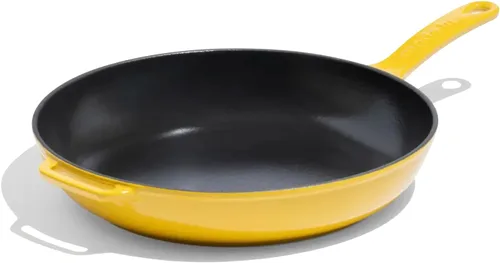 Miniatura 9 de Made In Utensilios de cocina - Sartén de hierro fundido esmaltado - Rojo - Retención de calor excepcional y durabilidad - Utensilios de cocina