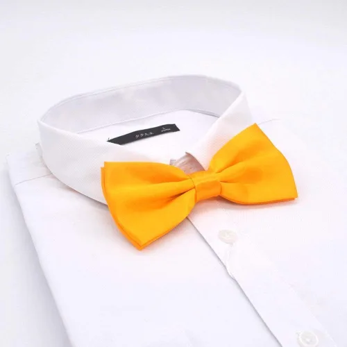 Miniatura 20 de moño de esmoquin, formal y satinado, previamente armado y con longitud ajustable