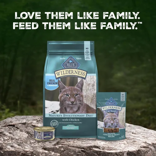 Miniatura 10 de Blue Buffalo Wilderness Alimento seco natural sin granos con alto contenido de proteínas para gatos adultos, control de bolas de pelo en interiores