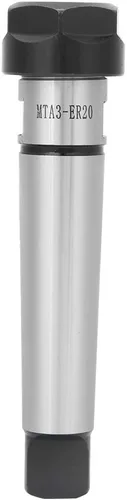Miniatura 9 de MTA3 Morse - Portabrocas de acero al carbono CNC de acero al carbono M12 (MTA3-ER16)