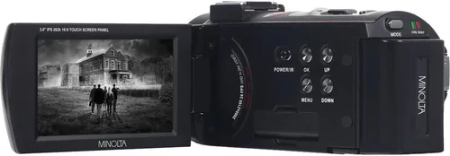 Miniatura 7 de Minolta MN4K25NV 4K Ultra HD 30 Mega Pixels Night Digital Vision Videocámara (negro) Paquete con tarjeta de memoria de 128 GB + trípode de cámara +