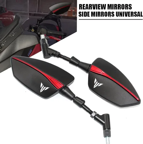 Miniatura 8 de Powersports - Espejos retrovisores para Yamaha &ha MT-07 MT 07 Mt07 FZ07 2014-2022 2020 2019 2020 2021 MT07 - Retrovisores universales de 0.315 in