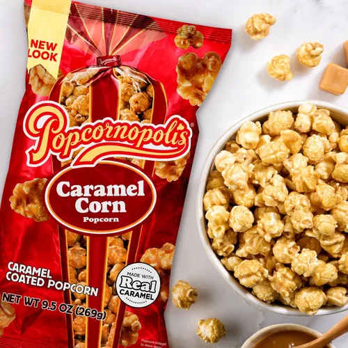Miniatura 6 de Bolsa de 9.5 oz de palomitas de maíz con sabor a caramelo de Popcornopolis