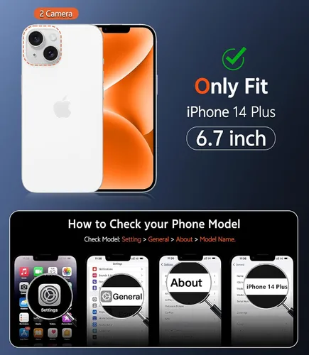 Miniatura 190 de FNTCASE Funda para iPhone 13 Pro-Max: Fundas magnéticas transparentes compatibles con Magsafe Slim anti amarillamiento protección contra caídas
