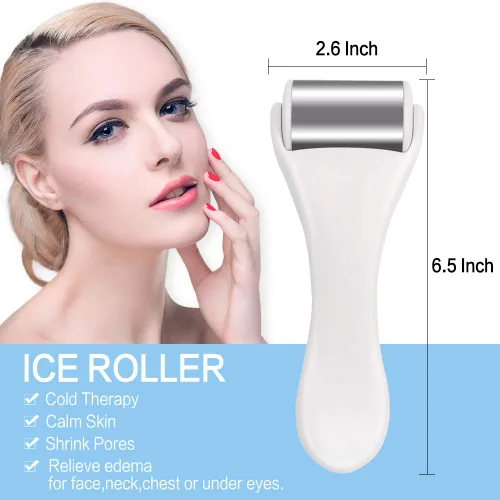 Miniatura 5 de MAANGE Rodillo de hielo para cara y ojos, hinchazón, migraña, alivio del dolor y lesiones menores, productos para el cuidado de la piel, masajeador