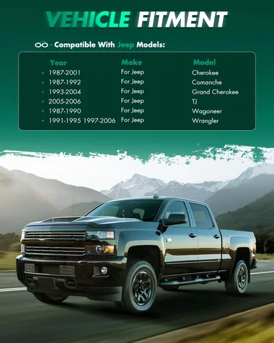 Miniatura 2 de SCITOO Polea de cigüeñal equilibrador armónico del motor - OHV L6 4.0L - Compatible con vehículos Jeep - 1987-2006 - para Cherokee Grand