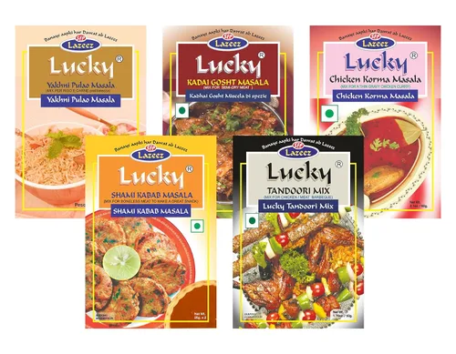 Miniatura 7 de Lucky Combo de cordero/curry de cordero, paquete de 5 (3 Carne y 2 Korma)