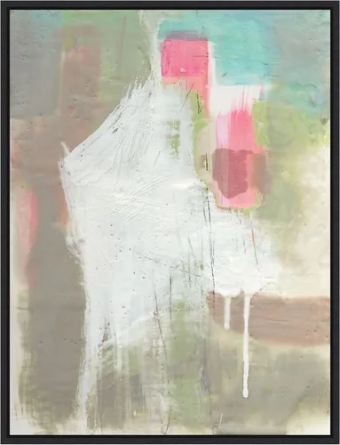 Miniatura 19 de Amanti Art Framed Canvas Wall Art 24x18 Retro Splash II by Jennifer Goldberger, Framed Wall Art Canvas, Abstract Artwork, Country Rustic Decor