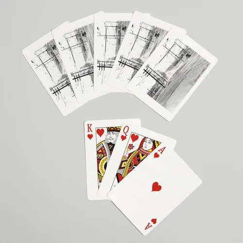 Miniatura 7 de Lantern Press Ballard, Seattle, WA, 15th and Leary, 52 Playing Cards for Adults, Poker Size Card Deck
