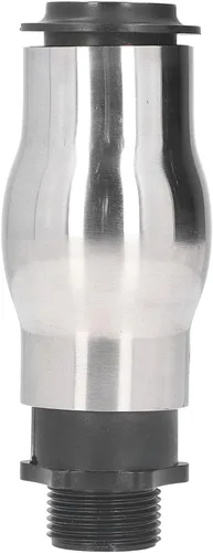 Ejoyous Boquilla de fuente, rociador de estanque de agua de acero inoxidable G1 rosca macho espuma espumosa fuente de chorro rociador para jardín