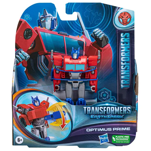 Miniatura 2 de Transformers Toys EarthSpark Warrior Class Optimus Prime figura de acción, 5 pulgadas, juguetes robot para niños a partir de 6 años