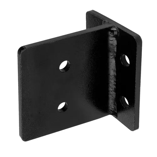 Miniatura 5 de 4 bases de poste ocultas de 4 x 4, soporte de placa de cuchillo resistente, soportes de anclaje de poste de calibre 6