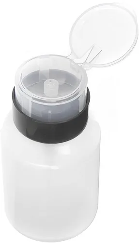 Miniatura 4 de AKOAK Paquete de 2 botellas dispensadoras con bomba vacía con cerradura para esmalte de uñas y removedor de maquillaje, 6.8 fl oz (6.8 oz), tapa