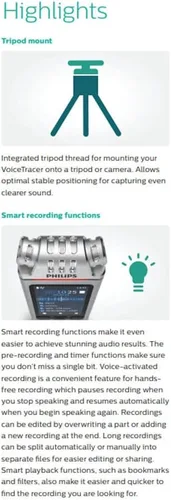 Miniatura 4 de DVT4110 Voicetracer Digital