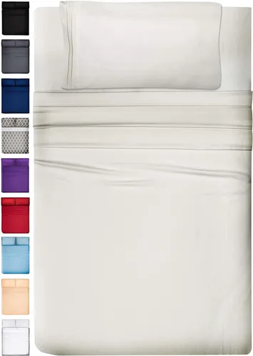 Miniatura 37 de DREAMCARE Juego de sábanas California King, 6 piezas, sábanas refrescantes para cama, sábanas Cal King de hasta 21 pulgadas de profundidad, 02