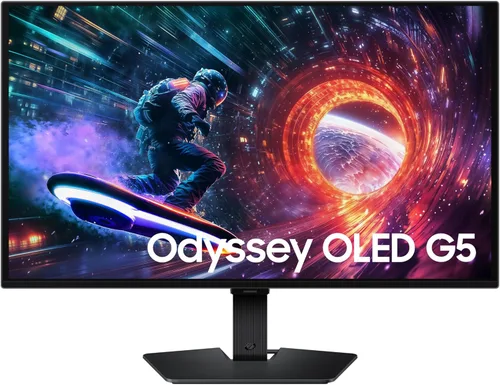 Miniatura 2 de Samsung Monitor para juegos Odyssey OLED G5 (G50SF) QHD y QD-OLED de 27 pulgadas, frecuencia de actualización de 180 Hz, tiempo de respuesta de 0.03