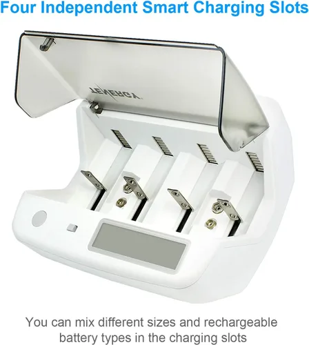 Miniatura 7 de Tenergy Centura - Baterías recargables C y cargador de batería universal TN299 para baterías NIMH/NICD/Li-Ion AA/AAA/C/D/9V/186850, paquete de 4