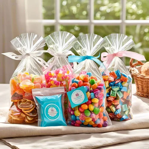 Miniatura 2 de 50 bolsas de celofán transparentes planas de 7" x 12" (A:17.8*A:30.4 cm), bolsas de celofán de polietileno de 2.8 mils para envolver regalos