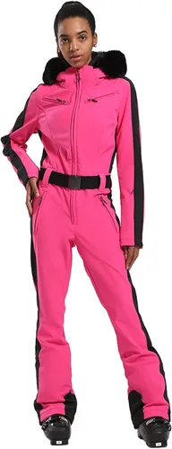 Miniatura 15 de GSOU SNOW Womens Ski Suit One Piece Snowsuit Snowboard Slim Insulated Jumpsuit Jacket Waterproof Windproof for Outdoor Sports