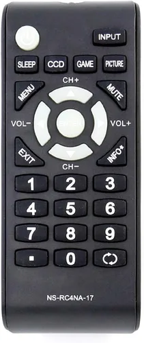 Nuevo control remoto reemplazado NS-RC4NA-17 para Insignia TV NS-24D510NA17 NS-32D310MX17 NS-32D310NA17 NS-40D510MX17 NS-48D510NA17 NS-39D310NA17